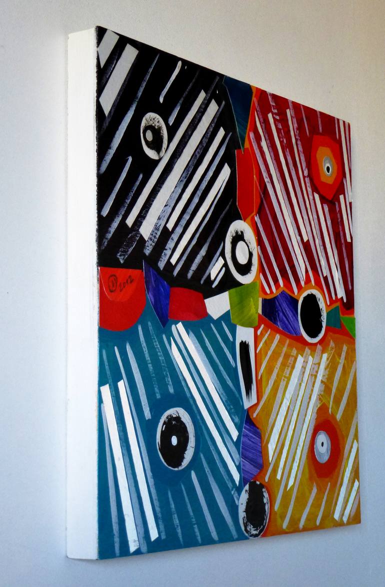 Original Abstract Painting by Medile Siaulytyte