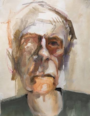 Original Portrait Painting by Jim Singelis