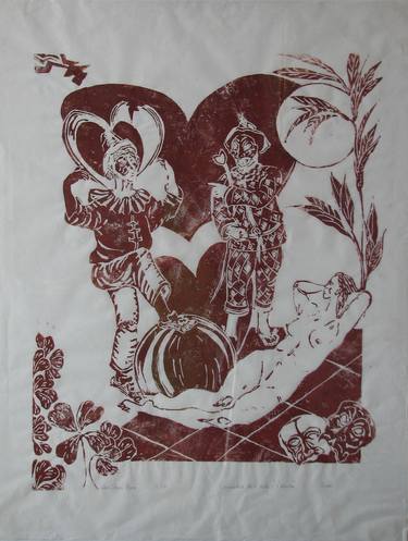 Original Love Printmaking by Christine Boré