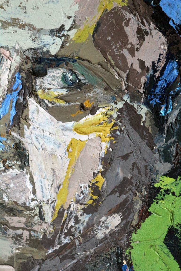 Original Figurative People Painting by Yüksel Cengiz