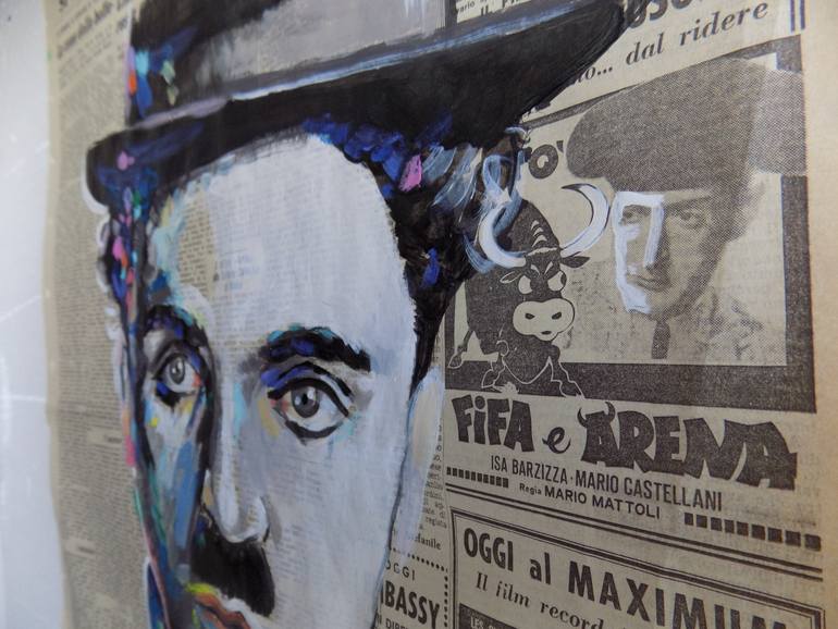 Original Figurative Pop Culture/Celebrity Painting by Carlo Capone