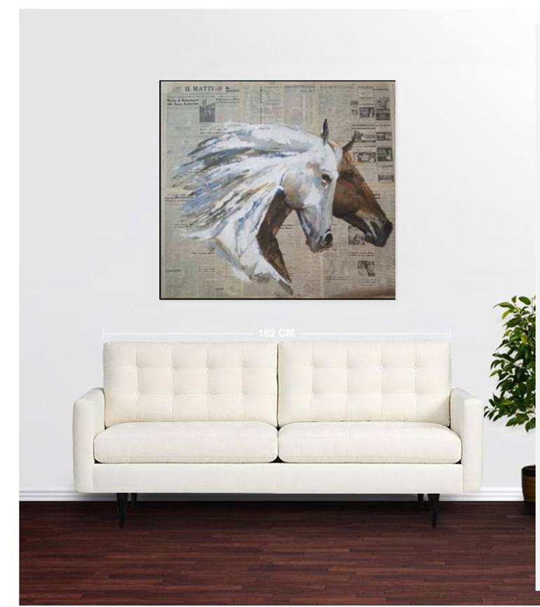 Original Expressionism Animal Painting by Carlo Capone