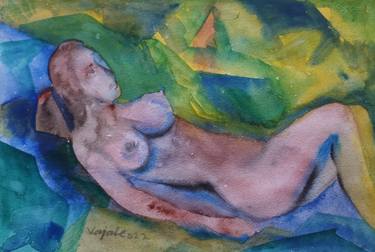 Print of Conceptual Nude Paintings by Rahul Vajale