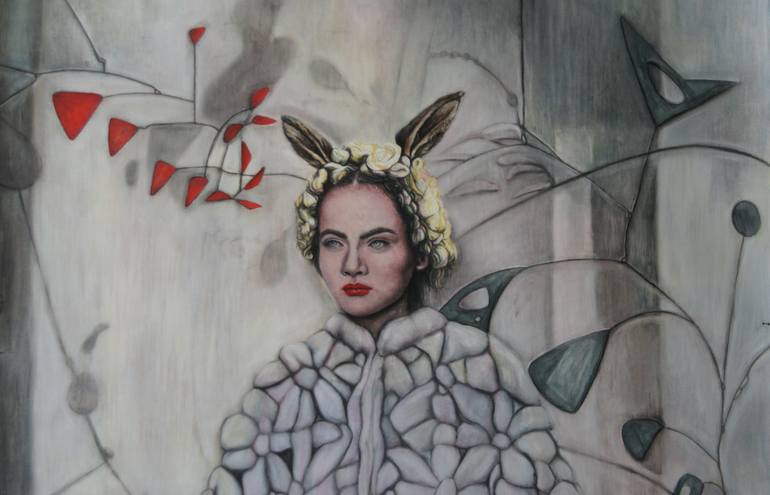 Original Figurative Women Painting by Valentina Ferrarese Art