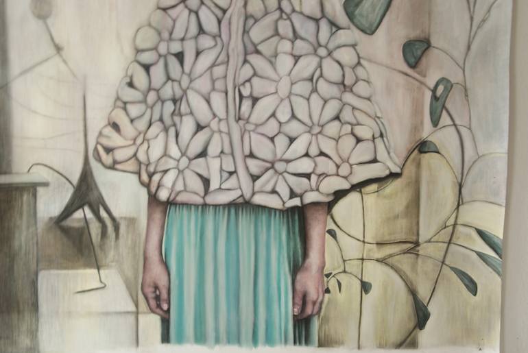 Original Figurative Women Painting by Valentina Ferrarese Art