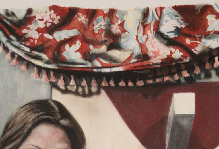 Original Figurative People Drawing by Valentina Ferrarese Art