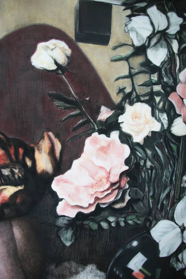 Original Figurative People Drawing by Valentina Ferrarese Art