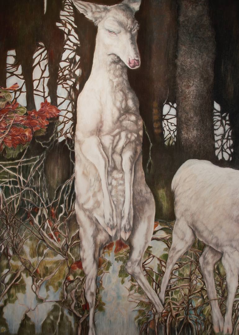 Original Animal Painting by Valentina Ferrarese Art
