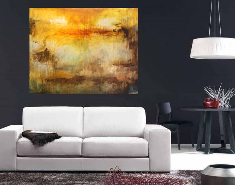 Original Abstract Painting by Ron Cavedaschi