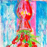 vase with flowers by Ron Cavedaschi