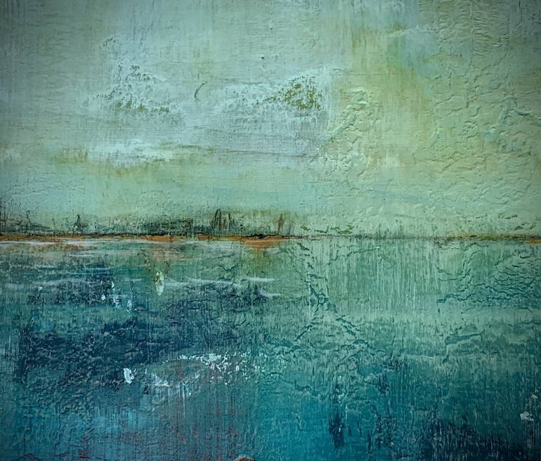 Original Abstract Seascape Painting by Miranda Lailey