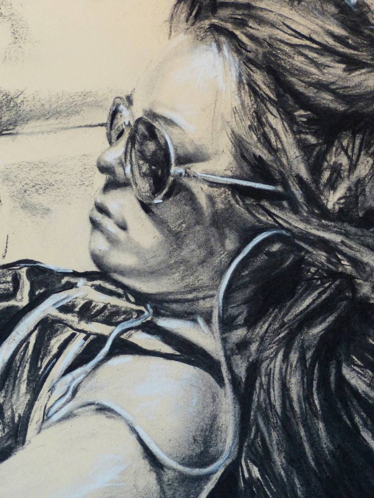 Original Figurative People Drawing by Stephanie Ryan
