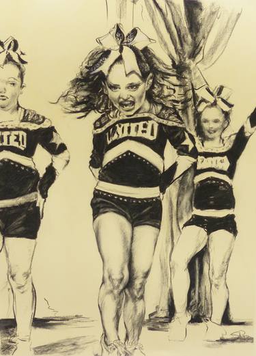 Girls Of Cheer Drawing By Stephanie Ryan Saatchi Art