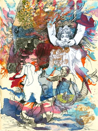 Print of Women Collage by Stephanie Ryan