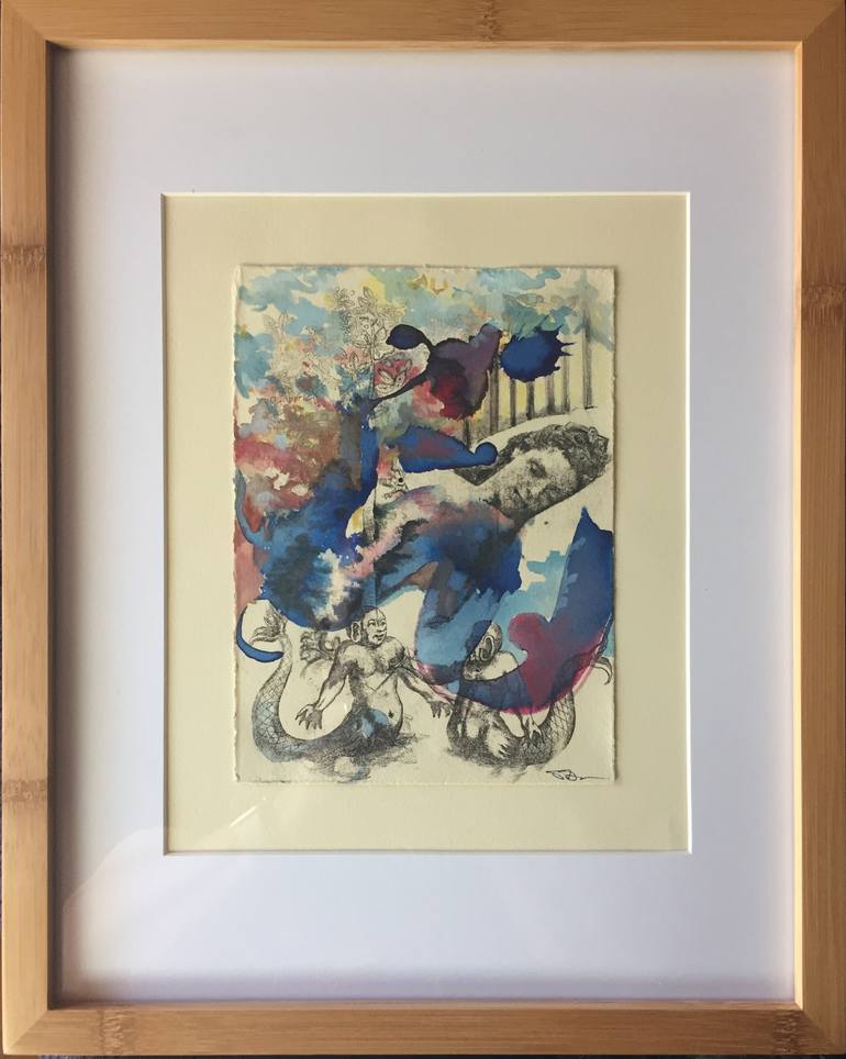 Original Figurative Women Collage by Stephanie Ryan