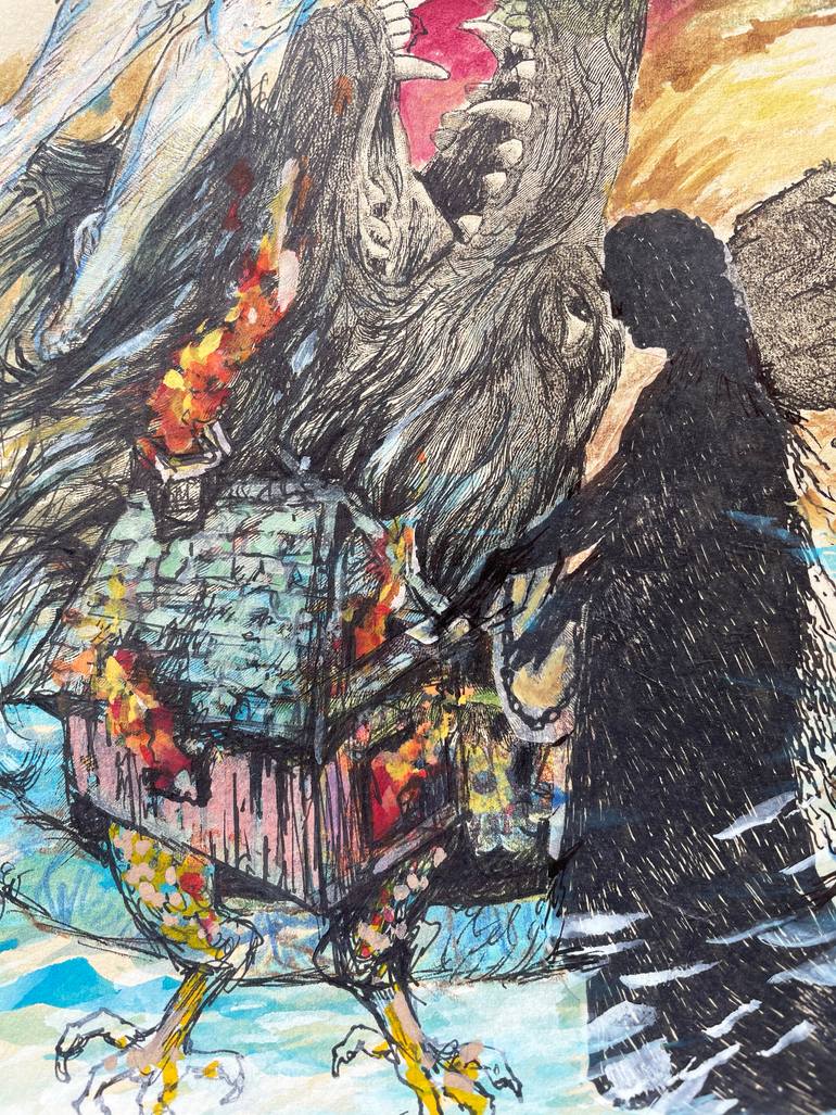Original Expressionism Women Mixed Media by Stephanie Ryan
