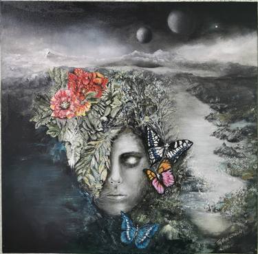 Original Contemporary Fantasy Painting by Taçlan Görgün