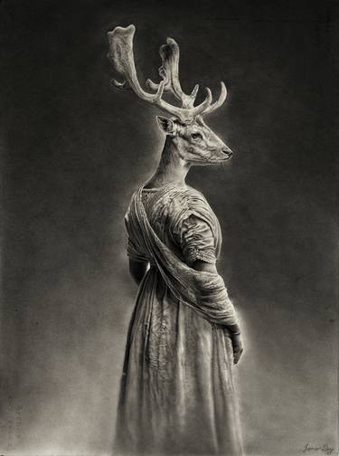 Original Surrealism Mortality Drawing by Jono Dry