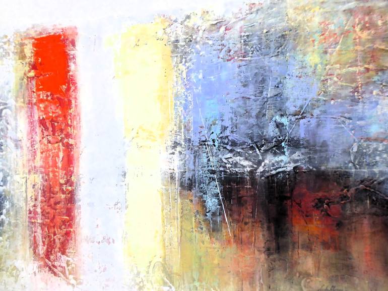 Original Abstract Painting by Saulo Silveira