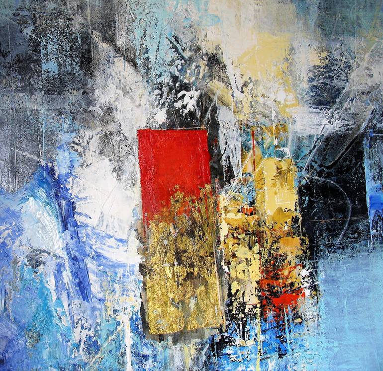 Original Abstract Painting by Saulo Silveira