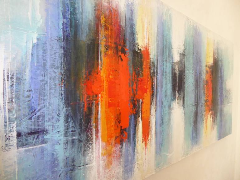 Original Abstract Expressionism Abstract Painting by Saulo Silveira