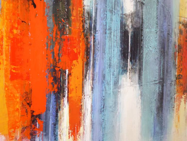 Original Abstract Expressionism Abstract Painting by Saulo Silveira