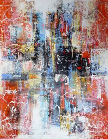 Original Abstract Paintings by Saulo Silveira