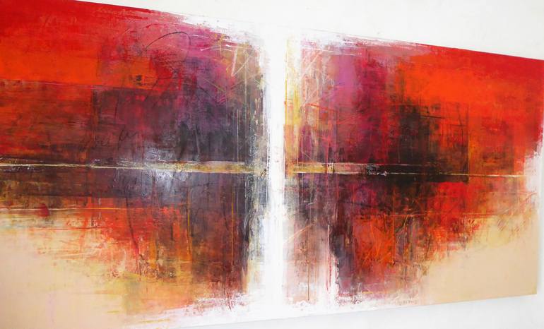 Original Abstract Painting by Saulo Silveira