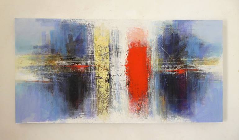 Original Expressionism Abstract Painting by Saulo Silveira