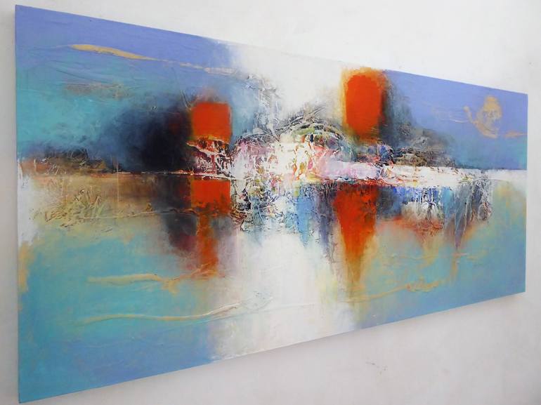 Original Abstract Painting by Saulo Silveira