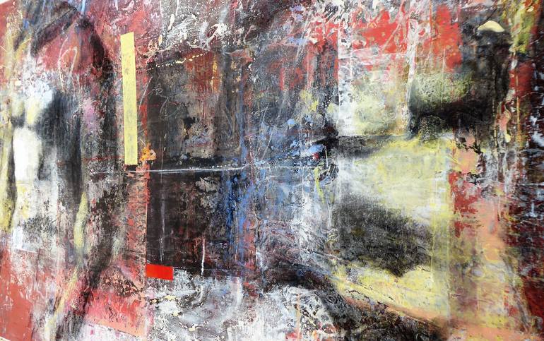Original Abstract Expressionism Abstract Painting by Saulo Silveira