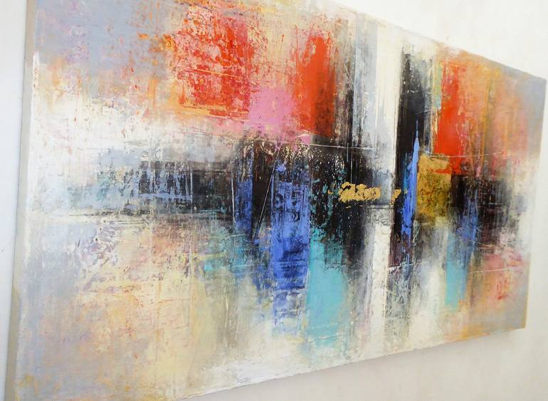 Original Abstract Expressionism Abstract Painting by Saulo Silveira