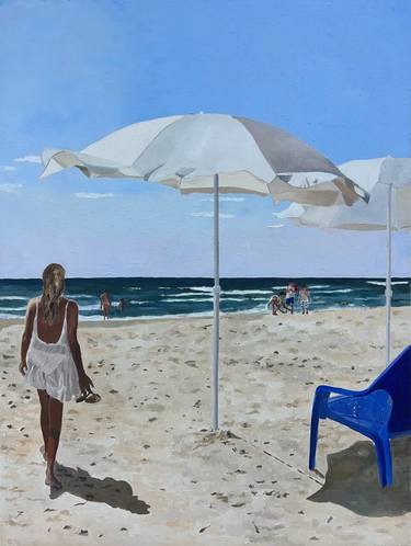 Original Figurative Seascape Paintings by Zohar Flax