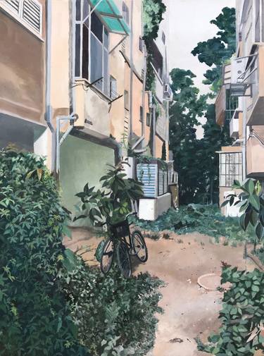 Print of Figurative Cities Paintings by Zohar Flax