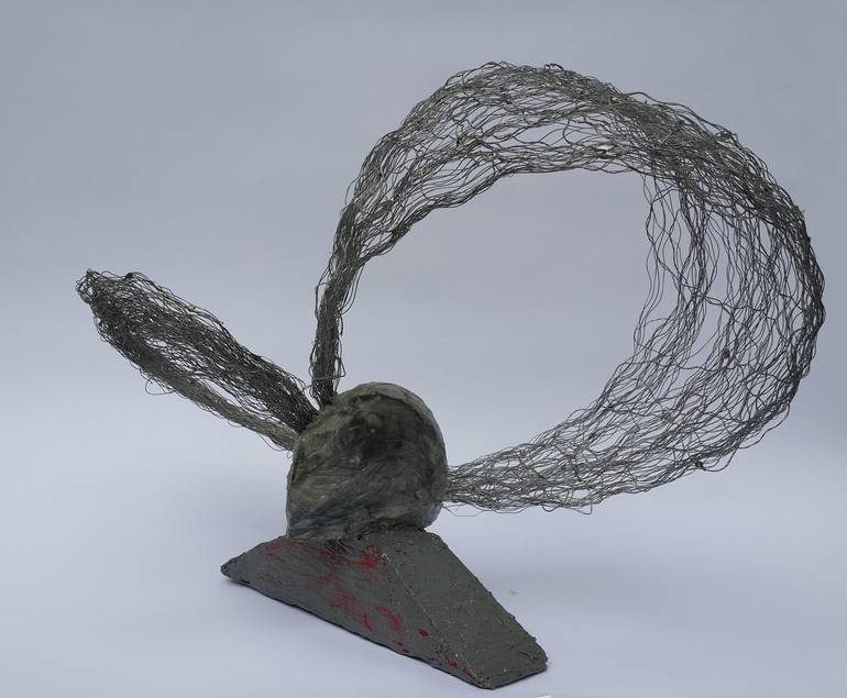 Original Outer Space Sculpture by Maya Taneva