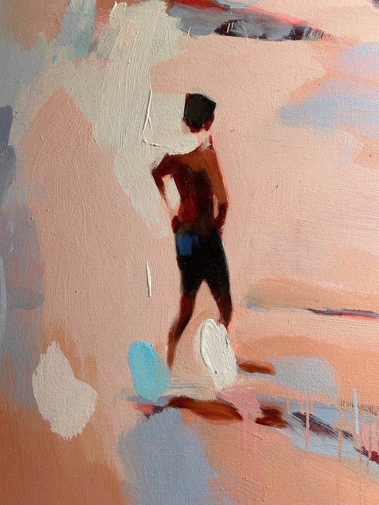 Original Contemporary Beach Painting by Elizabeth Lennie