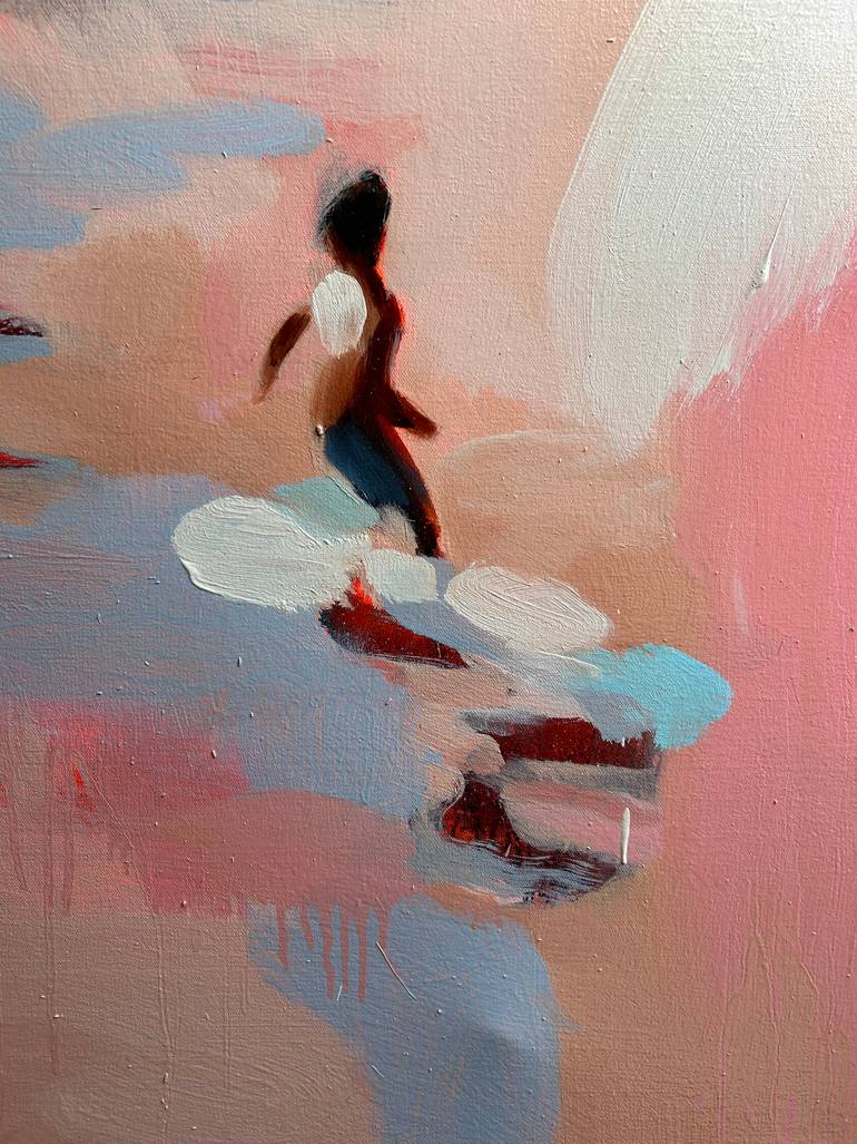 Original Contemporary Beach Painting by Elizabeth Lennie