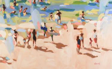 Original Beach Paintings by Elizabeth Lennie