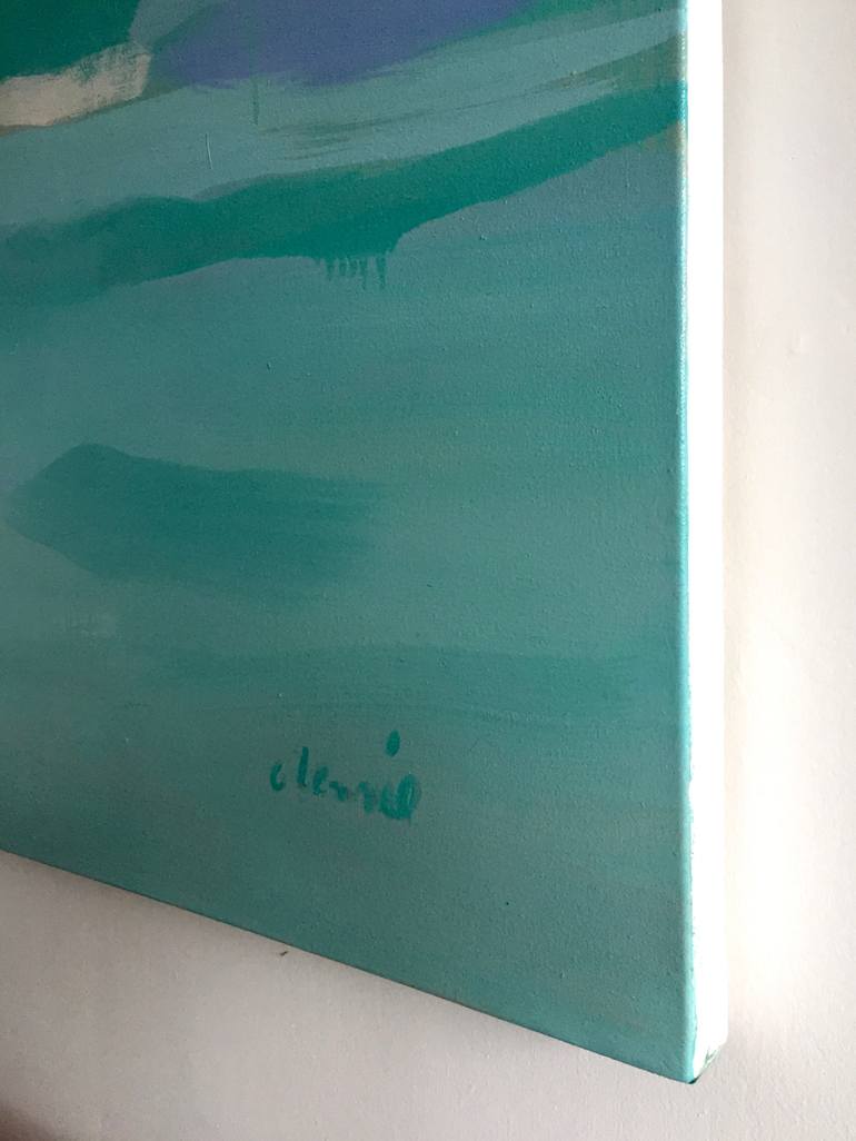 Original Figurative Beach Painting by Elizabeth Lennie