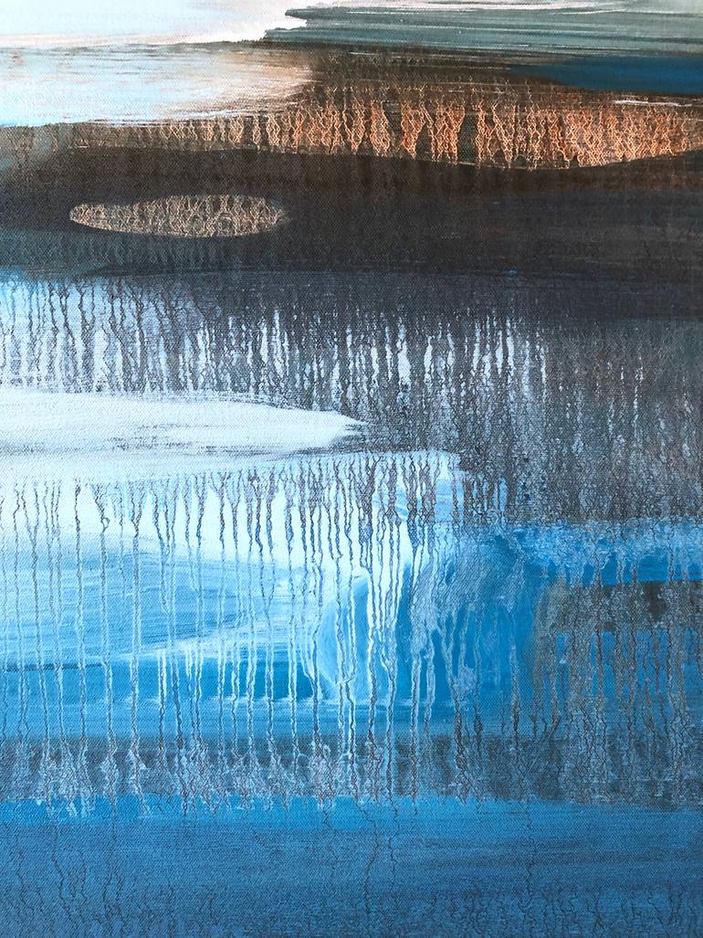 Original Figurative Beach Painting by Elizabeth Lennie