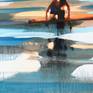 I paint images reminiscent of time spent at our family cottage on Rabbit Lake, Temagami, Ontario Canada. Part of the Memory Myth of Summer series of paintings.