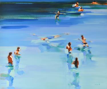 Saatchi Art Artist Elizabeth Lennie; Painting, “Blue Waters” #art