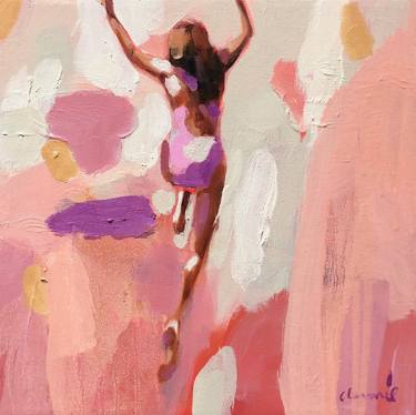 Saatchi Art Artist Elizabeth Lennie; Painting, “Pink Summer 4” #art
