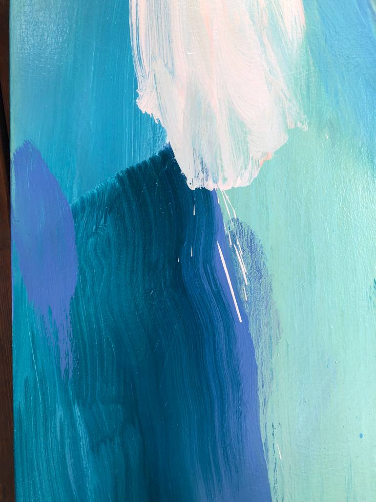 Original Figurative Beach Painting by Elizabeth Lennie