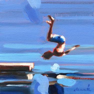 Print of Figurative Beach Paintings by Elizabeth Lennie