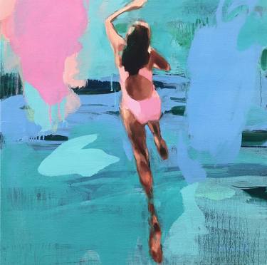 Print of Figurative Beach Paintings by Elizabeth Lennie