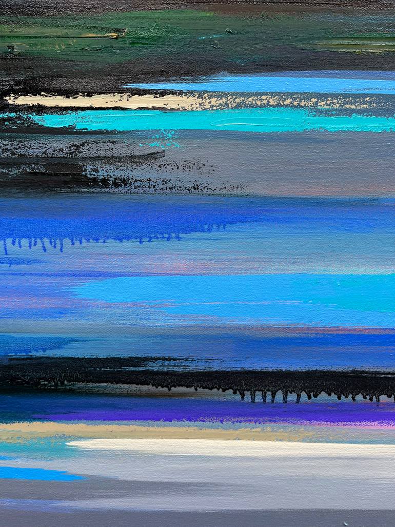 Original Figurative Beach Painting by Elizabeth Lennie