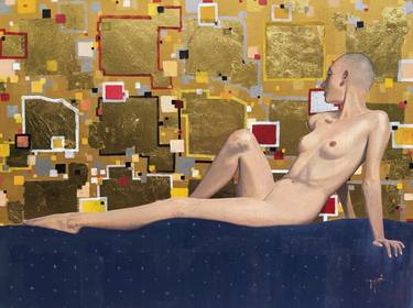 Original Abstract Nude Paintings by Steve Heyen