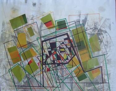 Print of Abstract Geometric Collage by HORACIO CARRENA