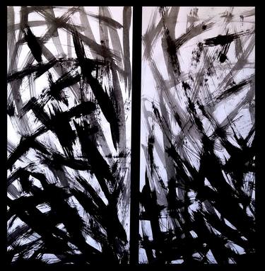 Original Abstract Expressionism Abstract Drawings by HORACIO CARRENA